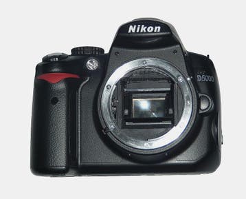 Nikon D5000 Spiegelreflexcamera Body - Zwart, Verzenden, Gebruikt