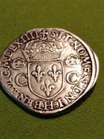 Frankrijk. Karel IX (1560-1574). Teston 1564-H, La Rochelle