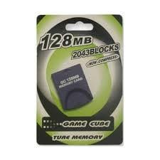 Memory Card 128MB Gamecube Zwart (Nieuw), Spelcomputers en Games, Spelcomputers | Nintendo GameCube, Nieuw, Ophalen of Verzenden