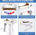 TibaGoods Luxe Kledingstomer - Handstomer - Stoomapparaat, Witgoed en Apparatuur, Stoomapparaten, Ophalen of Verzenden, Zo goed als nieuw