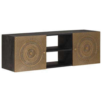 vidaXL TV-kast met plank met opslag met de deur Koper 105 x, Verzenden, Nieuw