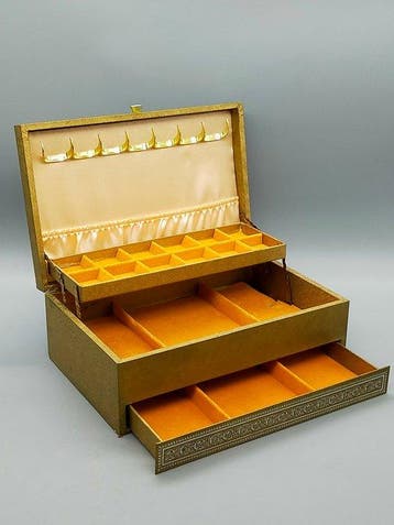 Sieradendoos - Elegante sieradekist – vintage sieradendoos, Antiek en Kunst