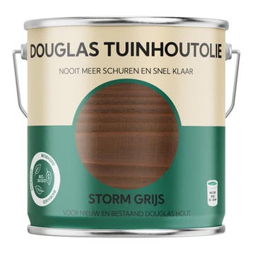 Douglas Tuinhout Olie - Storm Grijs-2500ml, Minder dan 5 liter, Verzenden, Nieuw, Grijs