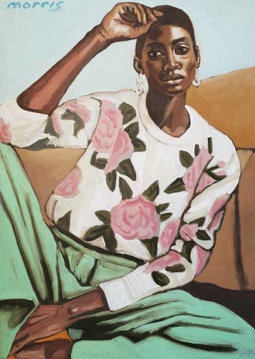 Graeme Morris - woman in flowery sweater