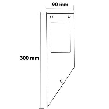 LED Tuinverlichting - Wandlamp Buiten - Kavy 1 - E27 Fitting, Tuin en Terras, Buitenverlichting, Nieuw, Ophalen of Verzenden, Hanglamp