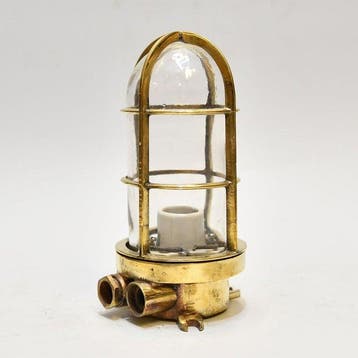 WISKA - Wandlamp - Messing, Antiek en Kunst