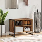 vidaXL Schoenenkast met opslag Oud Hout 60 x 35 x 44 cm, Verzenden, Nieuw