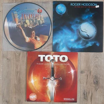 Supertramp & Related, Toto - 3x LPs = Breakfast In America, Nieuw in verpakking