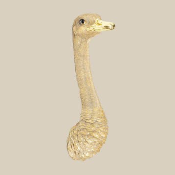 *WOONWINKEL* Wanddeco Struisvogel Goud, Verzenden, Nieuw