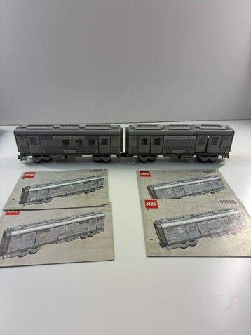 Lego Set - Train - 2 SANTA FE CARS - GREAT CONDITION 10025, Nieuw