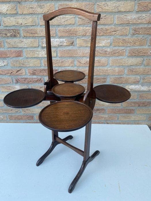 Engels gepatenteerde cake - planten tafeltje - Plantentafel, Antiek en Kunst, Curiosa en Brocante