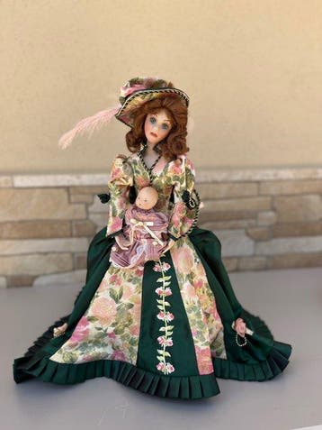 Franklin Mint - Pop Laureen und Töchterchen Lara - 1990-2000, Antiek en Kunst