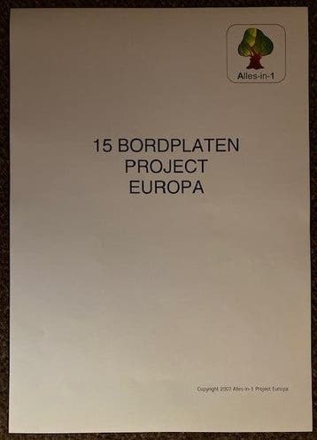 Alles-in-1 Bordplaten A3 Project Europa (per groep), Verzenden, Nieuw