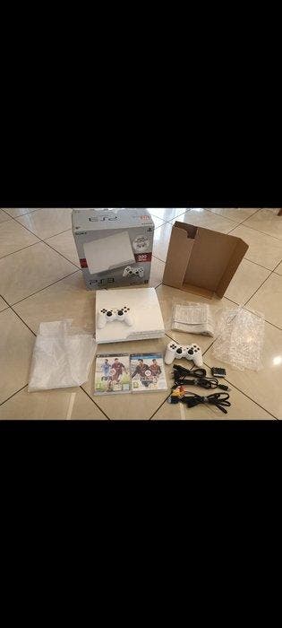 Sony - PS3 - PlayStation 3 Slim Classic White 320GB -, Spelcomputers en Games, Nieuw