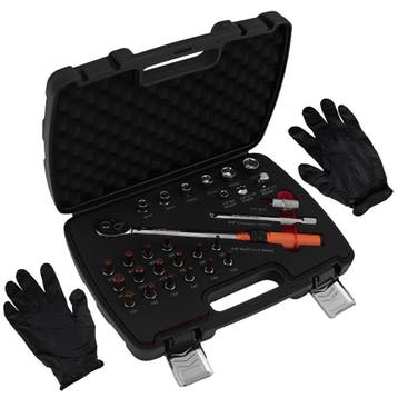26 Stuk Torque Wrench Set voor Mopeds, T H M Bits, Sockets, Verzenden, Nieuw