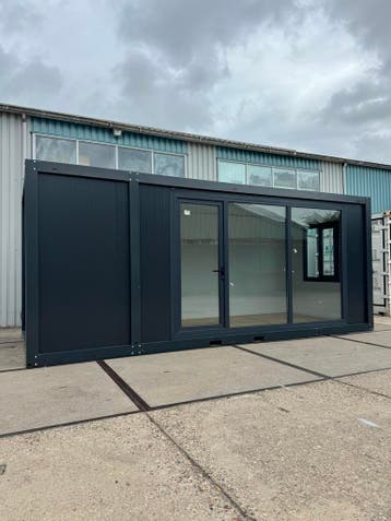 Luxe Kantoorunit 6M Premium - Antraciet - MEGA KORTING