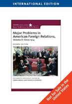 Major Problems in American Foreign Relations,, 9780495800170, Verzenden, Zo goed als nieuw, HBO