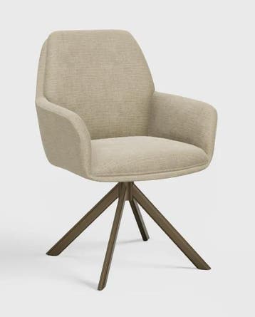 Eetkamerstoel Riga | Sand | Moods Collection, Ophalen of Verzenden, Nieuw