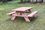Rockwood® Picknicktafel Douglas Boomschors 5cm dik 1.80m, Ophalen of Verzenden, Nieuw, Rechthoekig, Hout