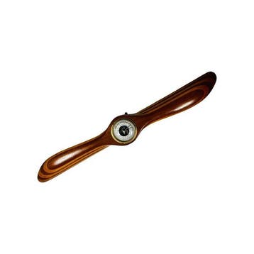 Lufft Aneroid barometer - Hout, Glas, Metaal - 76 cm breed