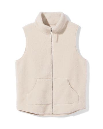 HEMA Dames sherpa bodywarmer creme, Verzenden, Nieuw