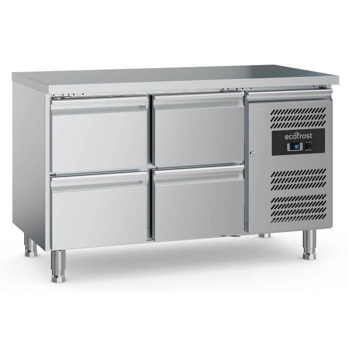Ecofrost Koelwerkbank | 282L | 4 Laden | +2°C/+8°C | Geforce, Witgoed en Apparatuur, Koelkasten en IJskasten, Ophalen of Verzenden