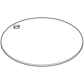 Lombardo Stalen Basis Voor Hasta (lichtgrijs), Huis en Inrichting, Ophalen of Verzenden, Gebruikt, Grijs, Metaal