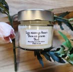 Handgemaakte soja massage kaars - shea boter - Witte tea -, Nieuw