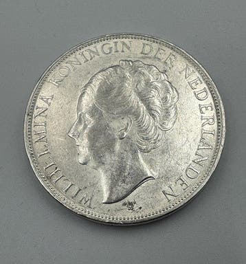 Nederland. Wilhelmina. 2 1/2 Gulden 1940 (Zonder