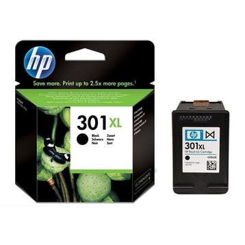 HP 301XL (CH563EE) inktcartridge zwart hoge capaciteit, Verzenden, Nieuw, HP