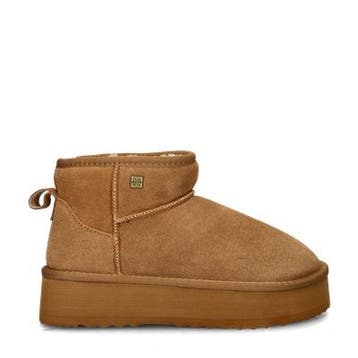 Nelson gevoerde boots voor dames in het Cognac, Overige kleuren, Verzenden, Lage of Enkellaarzen, Nieuw