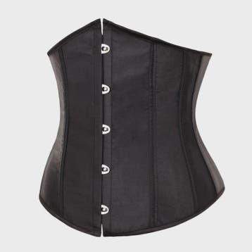 Steampunk Underbust Corset met Vetersluiting - Taille Traine, Verzenden