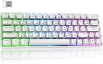 Compact Bluetooth Gaming Keyboard - 60% | Laatste Stuk!, Computers en Software, Toetsenborden, Dierya, Gaming toetsenbord, Ophalen of Verzenden
