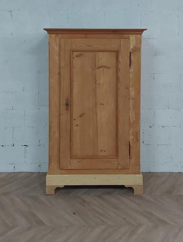 1-deurs kast met legplanken – massief hout– direct leverbaar, Antiek en Kunst, Antiek | Meubels | Kasten