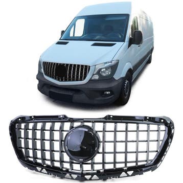 Grill Mercedes Sprinter W906 Facelift 13-18 Chroom AMG Look, Auto-onderdelen, Ophalen of Verzenden, Nieuw