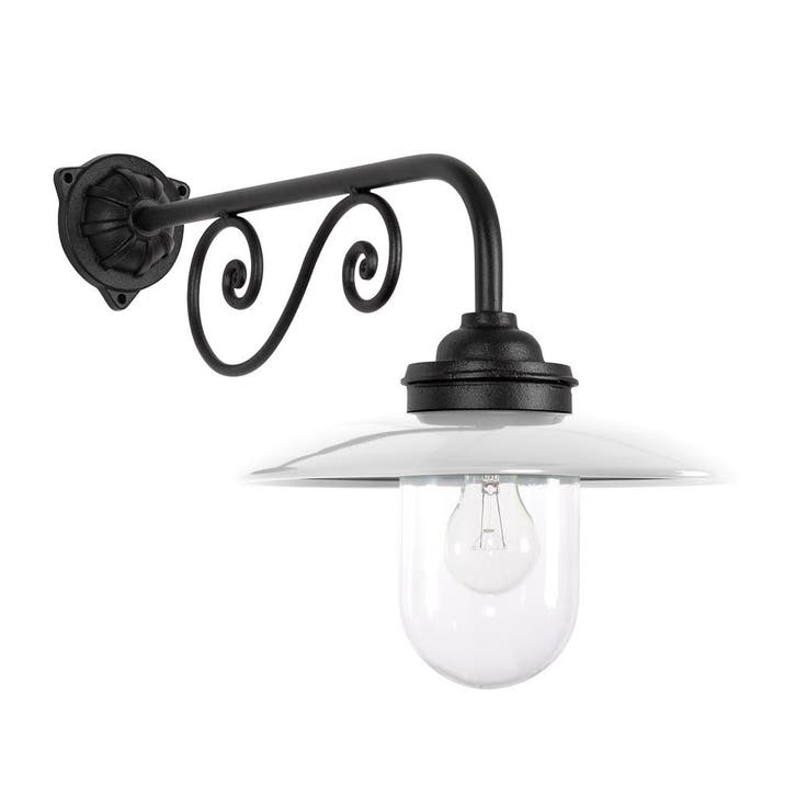 Ardennes Stallamp Zwart/Krijtwit Buitenverlichting, Tuin en Terras, Buitenverlichting, Verzenden