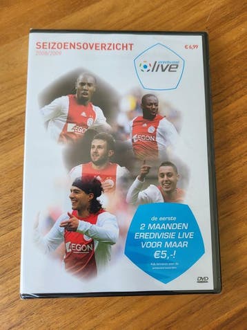 DVD - Eredivisie Live - Seizoensoverzicht 2008/2009 - Ajax, Alle leeftijden, Verzenden, Gebruikt