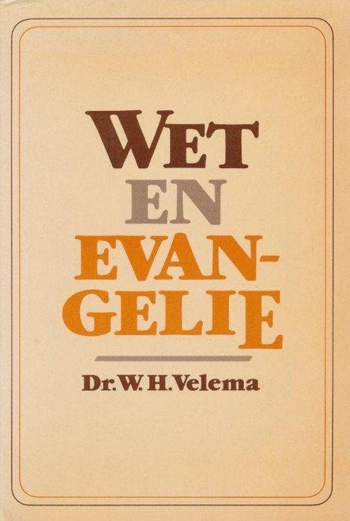 WET EN EVANGELIE 9789024241507 VELEMA, Boeken, Godsdienst en Theologie, Gelezen, Verzenden