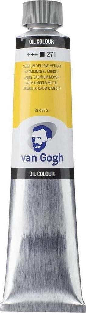 Van Gogh Olieverf Tube 200 ml Cadmiumgeel Middel 271, Ophalen of Verzenden, Zo goed als nieuw