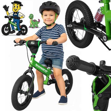 Loopfiets Kind Groen (Loopwagens, Speelgoed, Recreatie), Verzenden, Nieuw