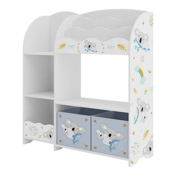 Kinderkast Lysekil open kast 100x93x30 cm Koala motief [en.c, Verzenden, Nieuw