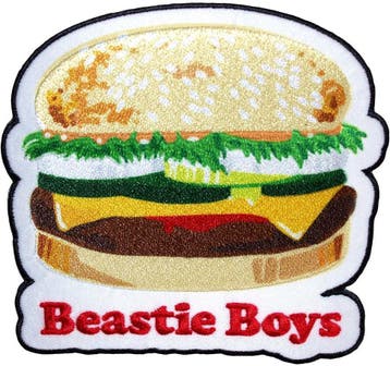 Beastie Boys Burger - Patch officiële merchandise, Ophalen of Verzenden, Nieuw, Kleding