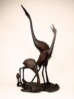 Brons - Hideyama  Takaoka Copperware - Drie kraanvogels