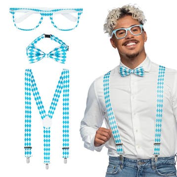Bavaria Oktoberfest Accessoire Set 3-Delig, Ophalen of Verzenden, Nieuw