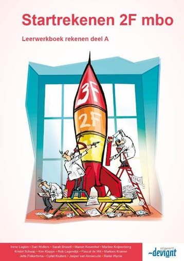 Startrekenen 2F mbo Leerwerkboek rekenen deel  9789491699894, Verzenden, Zo goed als nieuw