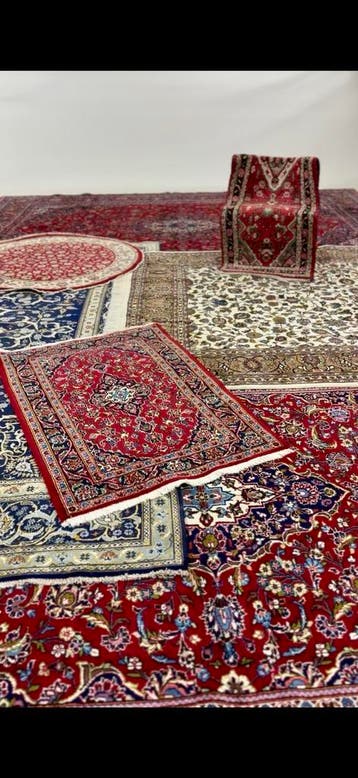 20% korting op alle handgeknoopte Keshans - Perzisch tapijt, Huis en Inrichting, Stoffering | Tapijten en Kleden, Modern, Eclectisch, Klassiek, Landelijk, Vintage