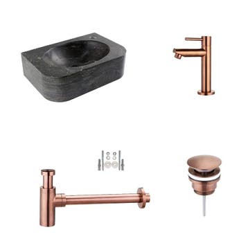 Sani Royal Fonteinset Hardstenen Flow met Kraan,, Nieuw