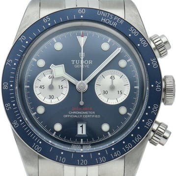 Tudor - Black Bay Chronograph Watch Jubilee Blue Boutique