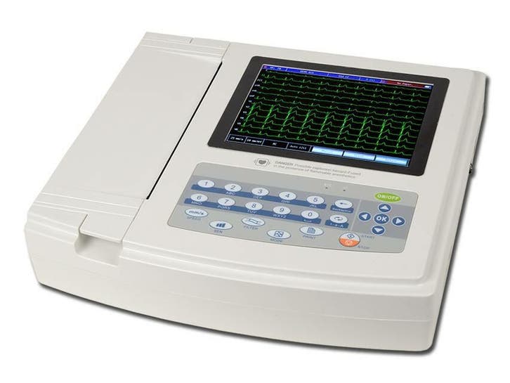 Contec 1200G ECG - 12 kanalen met monitor, Diversen, Verpleegmiddelen, Nieuw, Verzenden