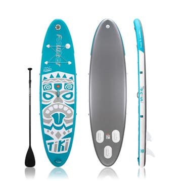 Sup Board - Opblaasbaar Paddle Board - 150kg - Wit/Blauw - F, Verzenden, Zo goed als nieuw